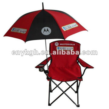 folding beach chair with umbrella